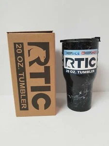 RTIC 20 oz Tumbler Hot Cold Double Wall Vacuum Insulated 20oz Storm Cloud - Picture 1 of 3