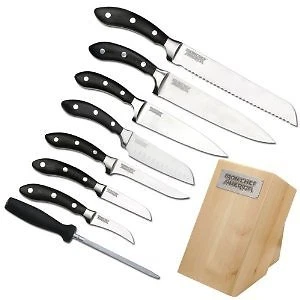 Iron Chef America 9 изделий столовые приборы нож комплект совершенно новый - рекомендуемая розничная цена производителя $209.99! - Изображение 1 из 1