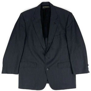 Vintage Brooks Brothers Anzug 41R Herren 2 Btn grau gestreift belüftet Wolle Blazer Größe - Bild 1 von 12