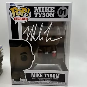 Mike Tyson Signed Funko POP Figure Mike Tyson Fiterman Sports COA Sticker - Picture 1 of 6