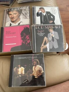CD"S LOT 5 ROD STEWART Vol 2, 3 Unplugged, Downtown Train, It’s Hard To Be You - Picture 1 of 6