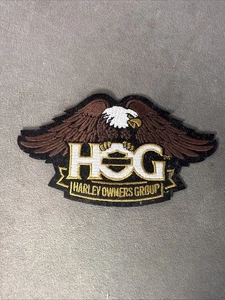 Harley Ownership Group Eagle HOG hierro en parche 5"" - Imagen 1 de 3
