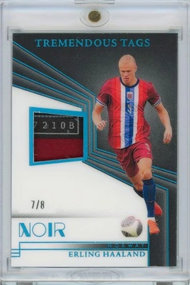2024-25 Panini Noir Erling Haaland, Norway (7/8) Tremendous Tags *No Parallels* - Image 1 of 2
