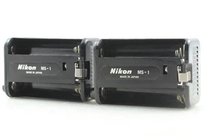 [N COMO NUEVO/2 piezas] Soportes de batería Nikon MS-1 AA para paquete de baterías MB-1 de JAPÓN - Imagen 1 de 8