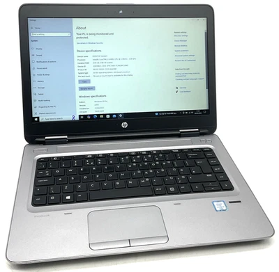 HP ProBook 640 G2  I3-6100U 2.30 GHZ 8 GB RAM 240GB SSD W10 Pro - Image 1 of 4