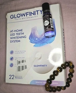 GLOWFINITY Kit Sbiancamento Denti + Hanno Un Profumo Oppio Nero + Bracciale Occhio di Tigre! - Foto 1 di 7