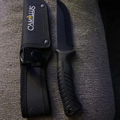 Cuchillo de caza Camillus con funda Foto 1 de 3