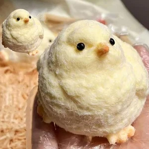 Venit Keys Cute Chicken Squeeze Toy Fufu Squishy Thermoplastic Rubber - Picture 1 of 5