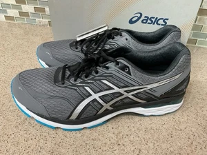 ASICS Men's GT-2000 5 Running Shoes Carbon/Silver/Island Blue Size 17 (4E) New - Picture 1 of 16