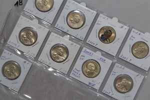 🧭 🇺🇸 USA 1 DOLLAR - 9 COINS Sacagawea DOLLAR COLLECTION B84 #18 - Picture 1 of 5
