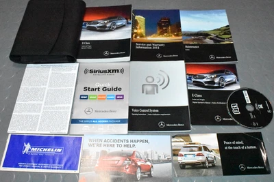 2015 Mercedes Benz E Class E250 E350 350 E400 E550 550 E63 Owners manual - Set!! Foto 1 de 4