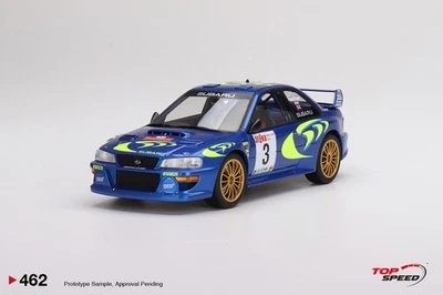 Top Speed TS0462 1/18 Subaru Impreza WRC97 1997 Rally Sanremo Vincitore #3 - Immagine 1 di 4