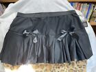 Black Short Halloween Skirt Size XL 