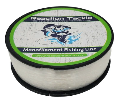 Línea de pesca monofilamento Reaction Tackle - Nylon / Mono varios tamaños y colores Foto 1 de 4