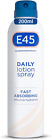 E45 Daily Lotion Spray 200 ml – E45 Spray to Repair and Moisturise Dry Sensitive