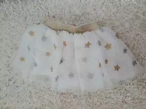 Juicy Couture TUTU Princess Ballet Dance Fluffy Skort w/Stars Sz:6/9 mo - Picture 1 of 5