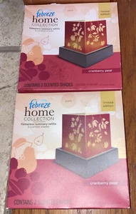 2 Febreze Home Collection Cranberry Pear Flameless Luminary Refill Scents - Picture 1 of 2