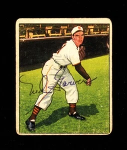 1950 BOWMAN NED GARVER #51 GIANTS SIGNED AUTOGRAPH VINTAGE - Picture 1 of 1