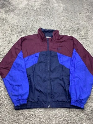 Винтажная мужская спортивная куртка MacGregor большой цветной блок ветровка на молнии с сетчатой подкладкой - Изображение 1 из 4