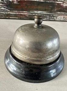 Vintage Metall 3" Rezeption Tischplatte Klingel - Bild 1 von 5