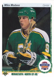 1990/91 UD..MIKE MODANO..ALL ROOKIE TEAM..# 346..NORTH STARS..FREE COMBINED SHIP - Picture 1 of 1