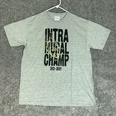 Idaho Vandals Mens Shirt Medium Gray Black Short Sleeve NCAA Sports College Tee Cover