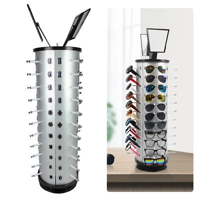 360° Rotating Glasses Display Stand Sunglasses Holder Rack Eyeglass Turning ﻿ - Image 1 of 4