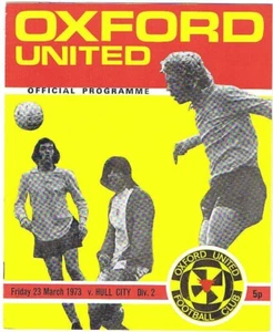 Oxford United v Hull City 1972/3 (23 Mar) - Picture 1 of 1