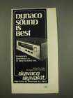 1976 Dynaco Dynakit Stereo Components Ad - Sound Best