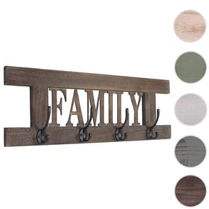 Wandgarderobe HWC-C60 Family, Garderobe, Shabby-Look Vintage 60x21cm - Bild 1 von 20