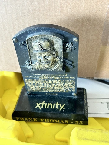 FRANK THOMAS 2014 HALL OF FAME INDUCTEE COMMEMORATIVE PLAQUE MLB BASEBALL Box Cover
