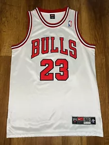 100% Authentic Michael Jordan Vintage Nike 97 98 Bulls Jersey Size 50 XL Mens - Picture 1 of 5