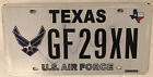 U.S. AIR FORCE RESERVE license plate USAF Pilot PA Military 100 Airman Jet base