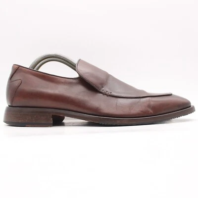 Oliver Sweeney Italia Para hombres Reino Unido 8 Marrón Cuero Sin Cordones Mocasines Zapatos Foto 1 de 4