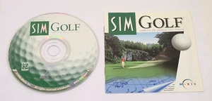 Sim Golf (PC CD-ROM, 1996 Maxis) Game Disk & Instruction Manual Only - Tested - Picture 1 of 3