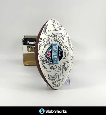 NFL GREATS PRO BOWL 2008 HAWAI FIRMADO AUTO FÚTBOL AMERICANO JSA LOA GORE ROMO Foto 1 de 4