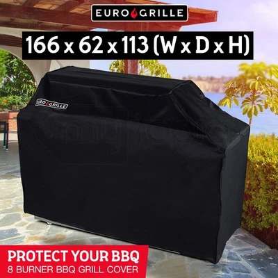 PRESALE Black Cover for EuroGrille 8 Burner BBQ - image 1 of 4