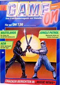 COMMODORE 64/128 -- GAME ON AUSGABE 1 (CP - DISK) #INKL. ACIA, JUNGLE PATROL - Picture 1 of 2
