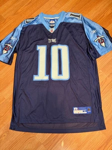 Vince Young Tennessee Titans 10 NFL Equipment Reebok On Field Jersey Size XL - Picture 1 of 9