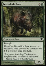 MTG 4x Festerhide Boar-Boar from Skin-Infected-ISD-Magic