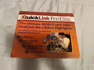 WizCom NOS QuickLink-Pen Elite Scanner- Factory Sealed-see Pics - Image 1 of 4