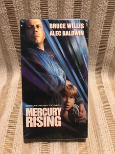 Mercury Rising VHS Tape 1998 Bruce Willis Alec Baldwin Sealed new fast shipping - Picture 1 of 3