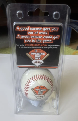 2006 San Francisco Giants AT&T Opening Day Off Baseball SGA Rare NEW Cover