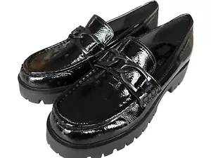 Mocasín Nine West Gables Negro Talla 8m - Para Mujer Nuevo En Caja - Imagen 1 de 7