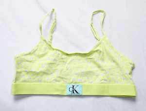 Calvin Klein Girl's Basic Strappy Logo Bra AN3 Butterfly Large (10/12) - Picture 1 of 4