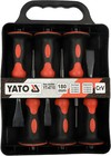 Yato YT-4710 Meißel und Durchtreiber Set 6tlg. Flach Stich Meissel Satz