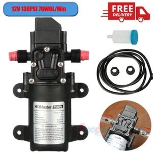 70W Fuel Transfer Pump 12V Oil Diesel Gas Gasoline Kerosene Car Tractor Truck RV - Picture 1 of 14