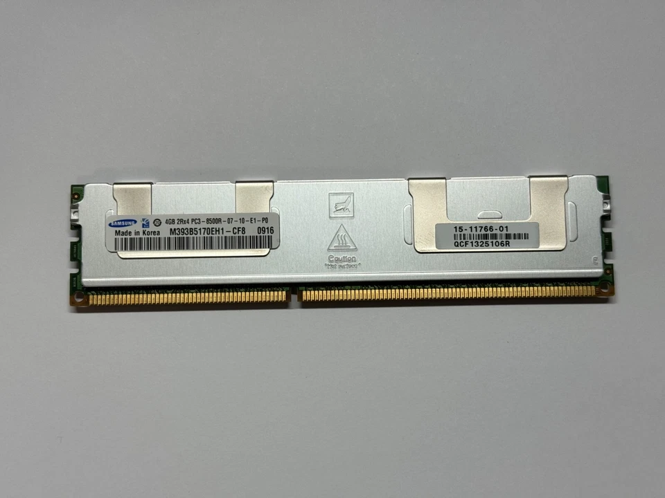 Samsung 4GB DDR3 1066 PC3-8500R 1.5V Registered ECC RAM M393B5170EH1-CF8 Cisco - Image 1 of 2