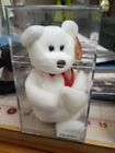 Ty Beanie Babies Valentino the Teddy Bear 1994 - White,  brown nose, mint 