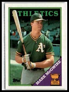 1988 Topps Baseball card#580 Mark McGwire - Picture 1 of 1